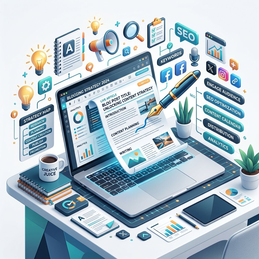 Content Writing Services Mockup