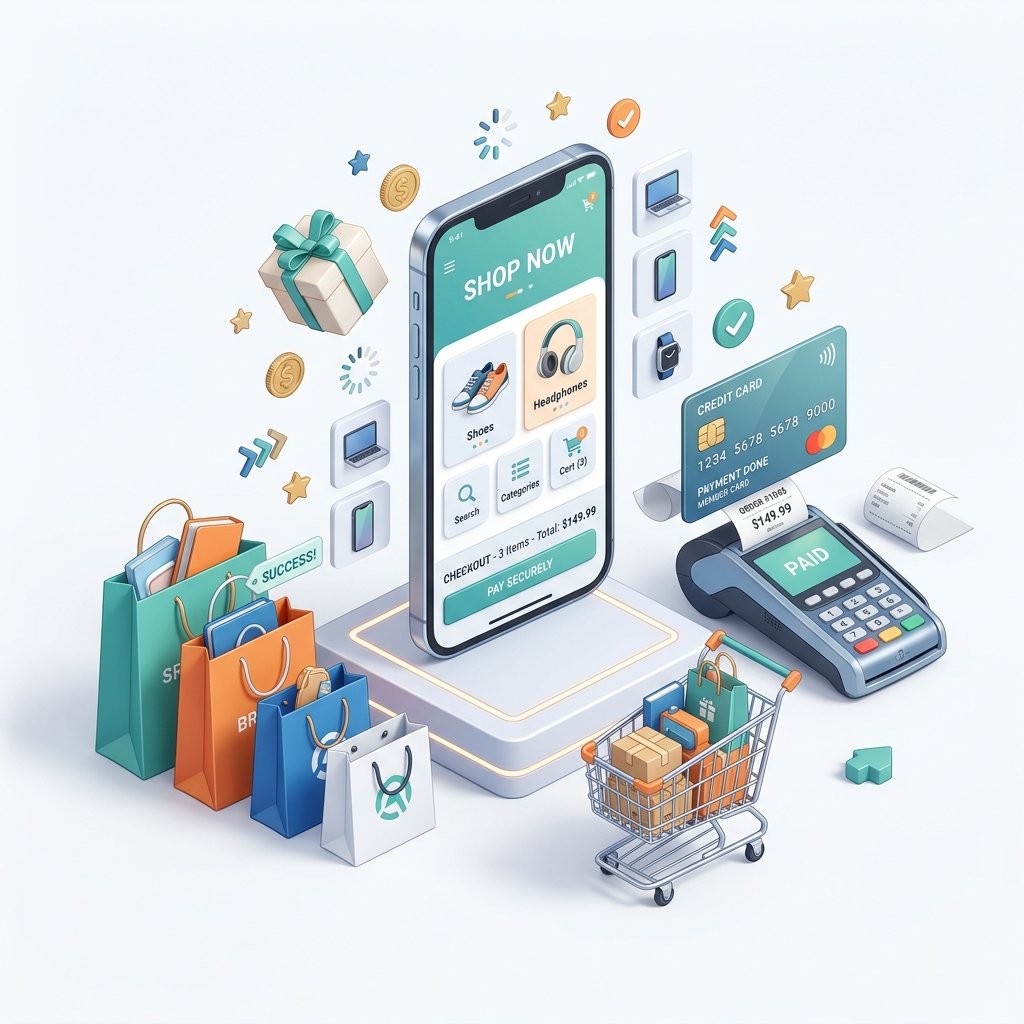 E-Commerce Website Development Mockup