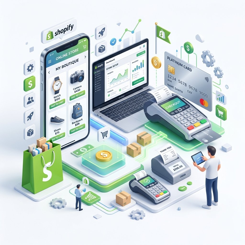 Shopify Website Development Mockup